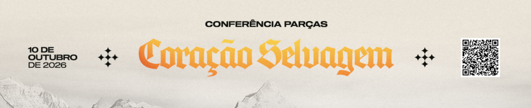 Conferência Parças — Coração Selvagem, 10 de outubro de 2026
